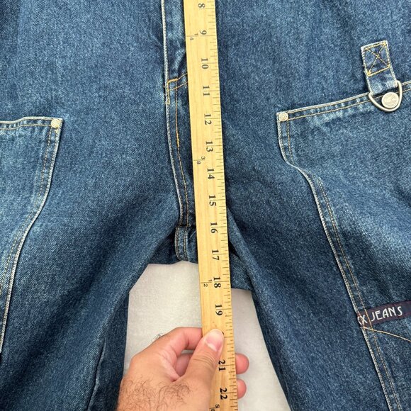 Vintage Boxx Jeans Rough Wear Mens 40x32 (38x28) Blue Hip Hop Baggy Wide Leg Y2K - Picture 5 of 15